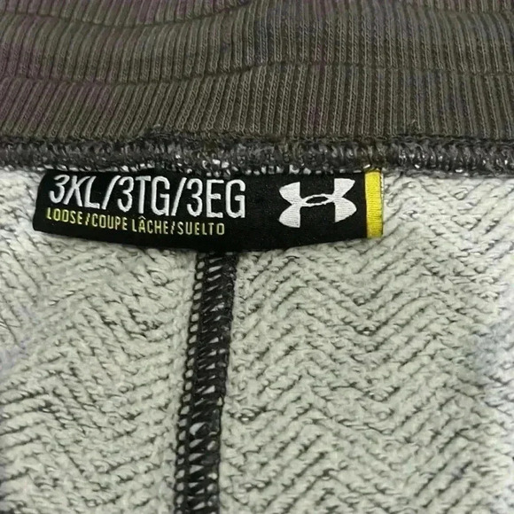 UNDER ARMOUR BIG & TALL GRAY SHORTS - Picture 3 of 4